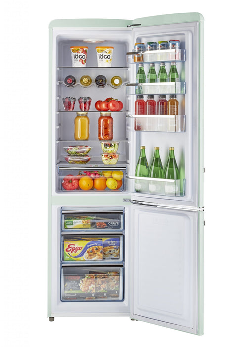 Classic Retro by Unique 9 Cu. Ft. Bottom Freezer Refrigerator - UGP-275L LG AC 