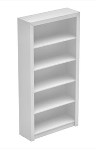 Manhattan Comfort Classic Olinda Bookcase with 5-Shelves - White