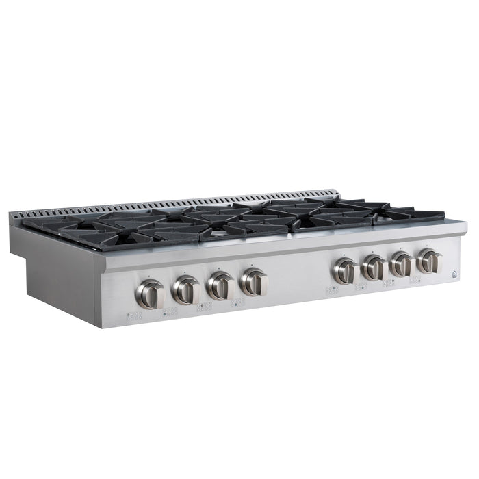 Ancona 48\" Commercial Style Slide-In Gas Cooktop - AN-2162 