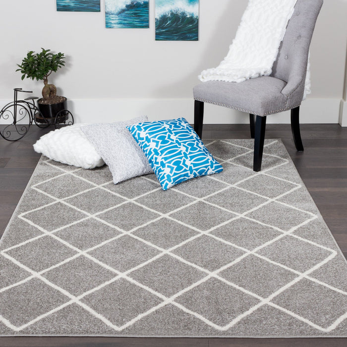 Lav Lat Basics 3x5 Area Rug