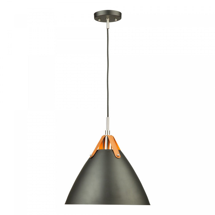 Tote 1-Light Black Pendant I 