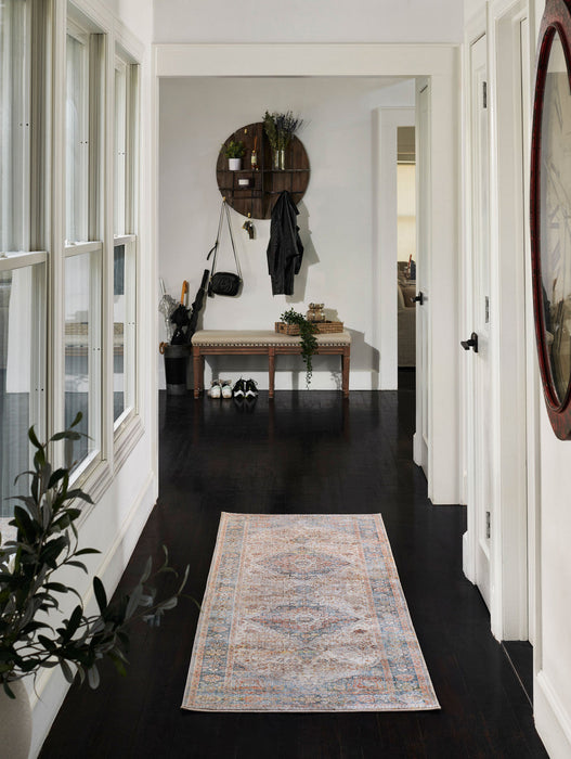 Irina Traditional 2'6\" x Runner Rug in Multi Indoor Area Rug 
