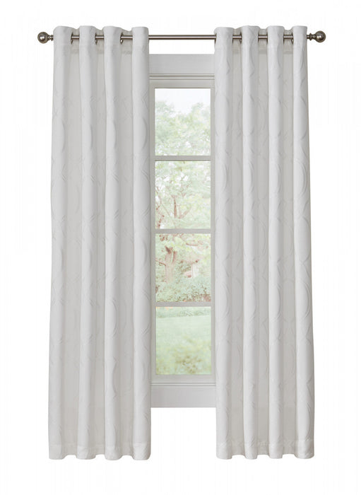 Thermalogic Infinity White Room Darkening Grommet Curtain Panel - 52 x 95