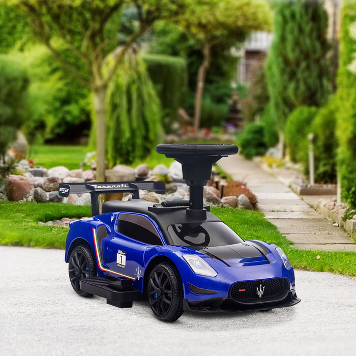 Qaba Maserati Gt2 Licensed Baby Car, 6v Battery Powered Ride-On Ride On Toy With Under Seat Storage,