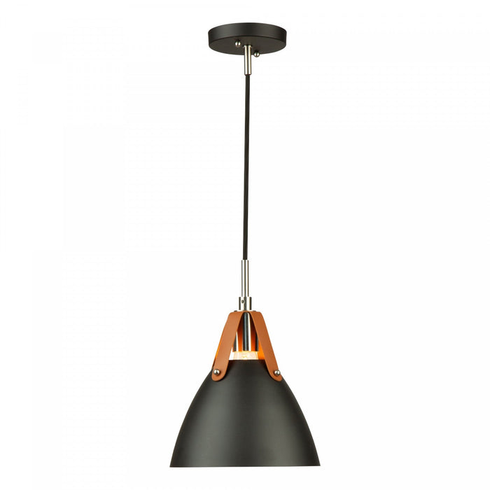 Tote 1-Light Black Pendant II 