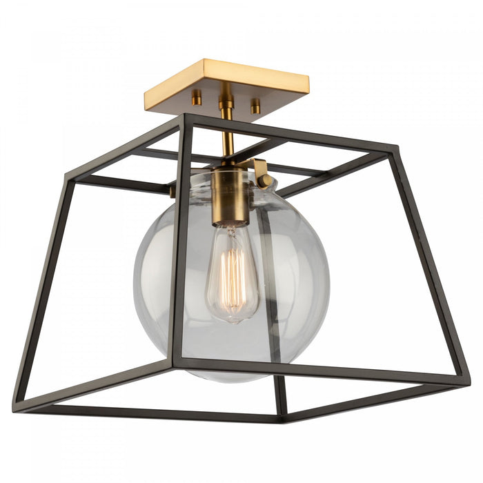 Bridegtown 1-Light Semi-Flush Mount 