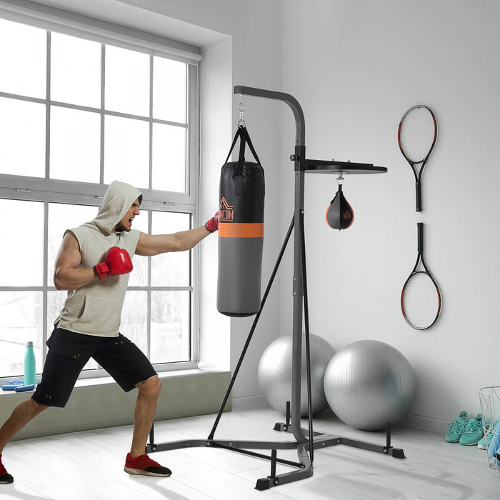 Homcom Punching Bag Holder And Speed Ball