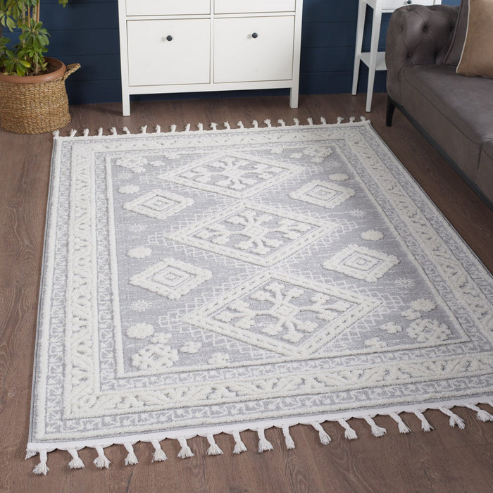Quinto Westerner Shag Area Rug - 7'7\" x 10'
