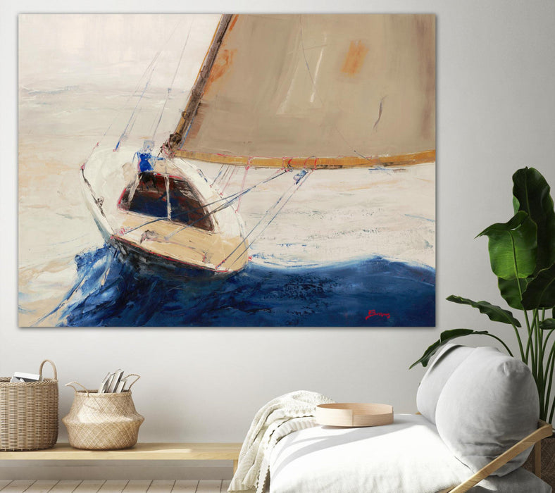 \"Single Handed\" Giant Art 72x54 Wall Art