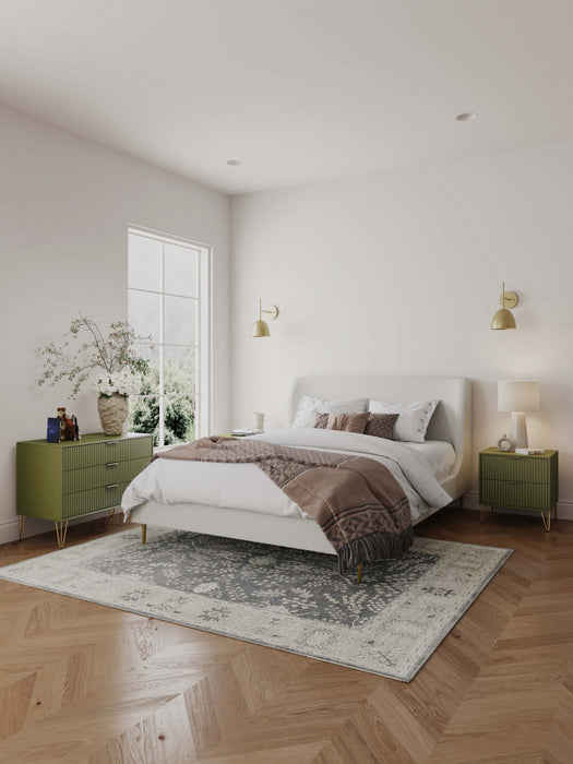 Dumbo Modern 2-Piece Dresser Set in Olive Green 