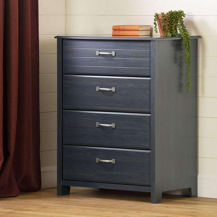 Ulysses 4-drawer Chest Dresser - Blueberry 