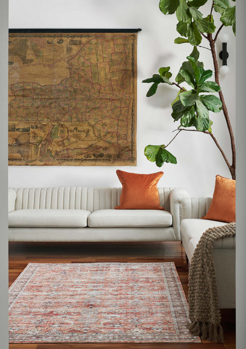 Ruby Traditional 8'0\" x 10'0\" Area Rug in Brown Indoor Area Rug 