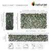 Willow Expandable Trellis 40 In X 80 In Ivy Leaves Artificial Plant