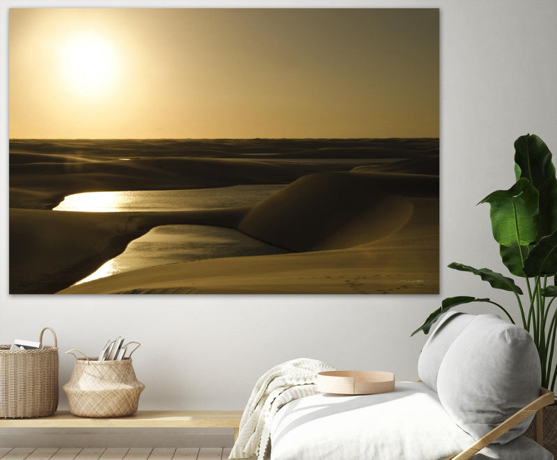\"Golden Sunset\" Giant Art 72x48 Wall Art