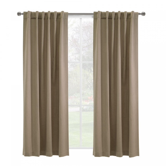 Habitat Mulberry Blush Light Filtering Dual Header Curtain Panel - 54 x 84