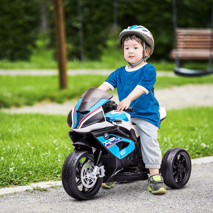 Aosom Kids Electric Powered Ride-On Motorcycle Toy 3-wheels 6v Battery Powered Motorbike With Music 