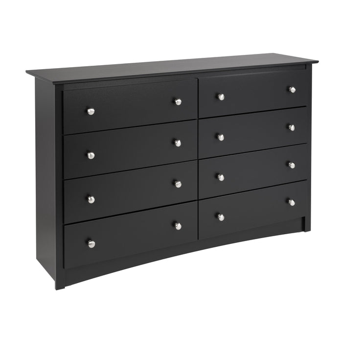 Sonoma 8-Drawer Dresser - Black