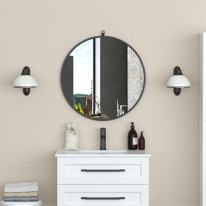 Jaylo Black 28\" Mirror