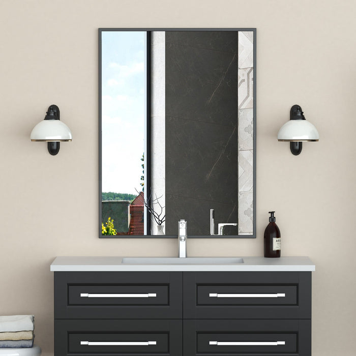 Border Black 40\" Mirror
