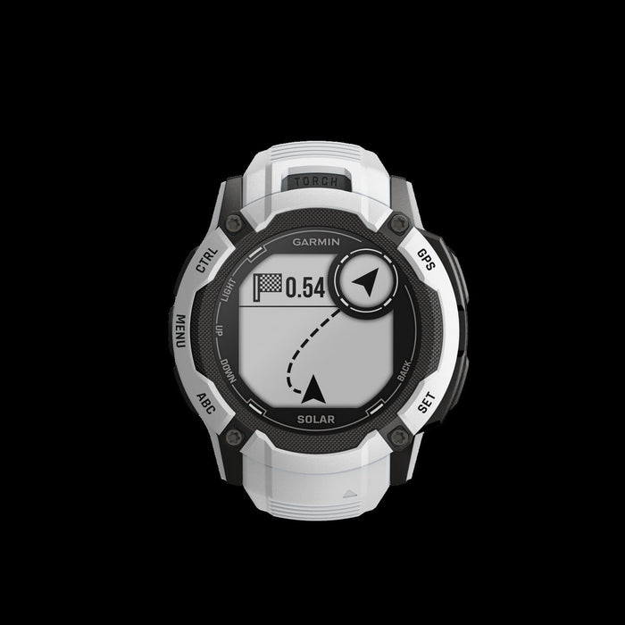 Garmin Instinct® 2x Solar Gps Smartwatch - Health & Fitness Tracking With Multi-band Gnss - Whitesto