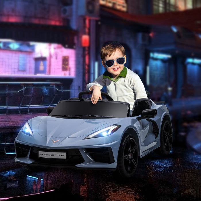 Qaba Electric Car For Kids, 12v Battery Powered Ride-On Kids Car With Remote Control, Suspension Sys