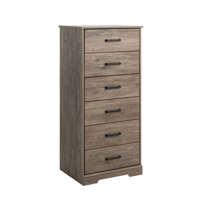 Prepac Rustic Ridge  23.75\" 6-Drawer Chest - Brown