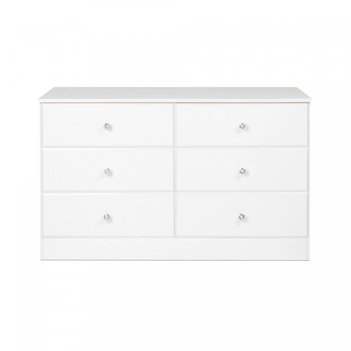 Astrid Kids 6-Drawer Dresser - White