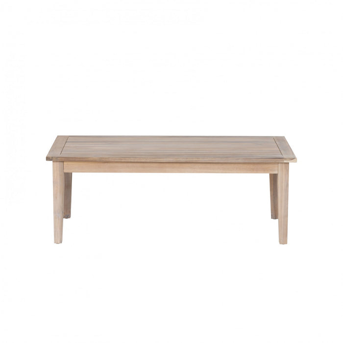 Teagon Outdoor Patio Coffee Table - Natural