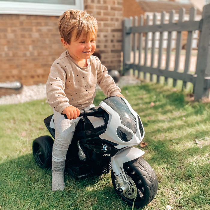 Aosom Kids Motorcycle, 6v Battery Powered Ride-On Toddler Motorcycle With Headlight, Music, 3 Wheels