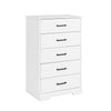 Prepac Rustic Ridge 27.5\" 5-Drawer Chest - White