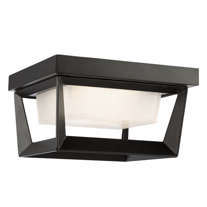 Waterbury 12 W LED Black Outdoor Flush Mount 