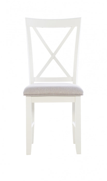 Jane Fabric Grey Dining Chair - Set of 2