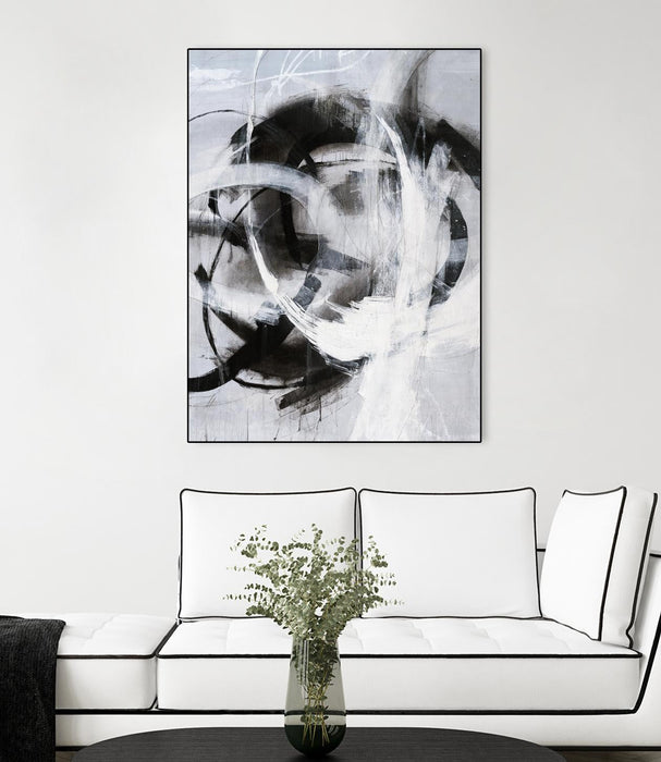 \"No Turning Radius\" Canvas Framed Black 18x24 Wall Art