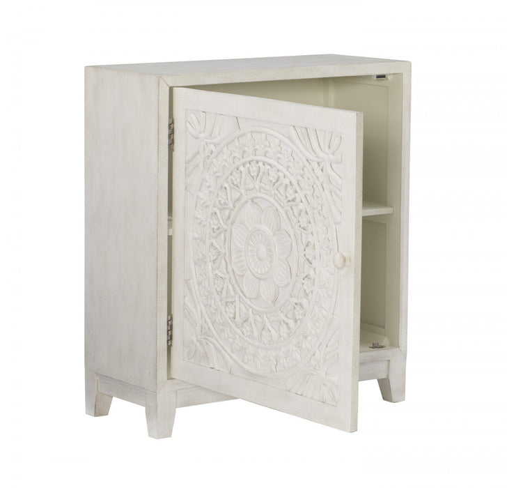 Grace Accent Cabinet - Smoky White