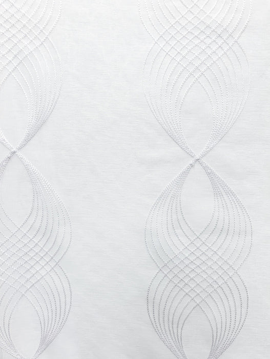 Cava Grommet Pair of White Panels - 54x95