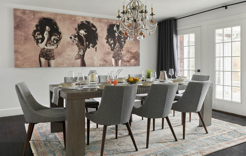Irina Traditional 8'0\" x Area Rug in Multi Indoor Area Rug 