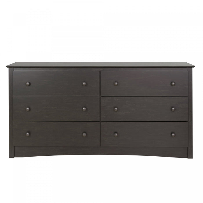 Sonoma 6-Drawer Chest - Washed Black
