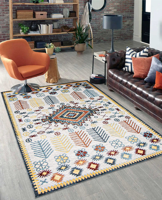 Gypsy Grey Machine Washable Area Rug - 8'0\" x 10'0\"