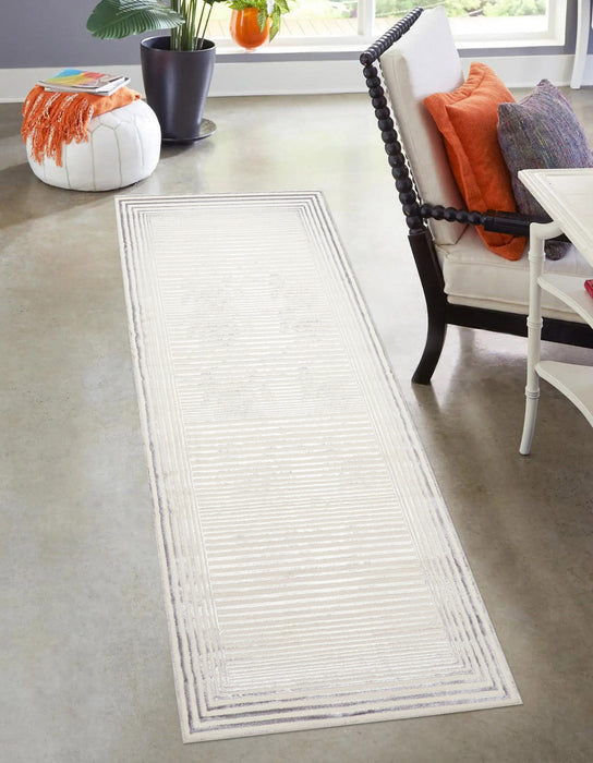 Ramona Grey Rug 2'8\" x 8'2\" 