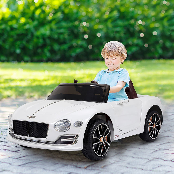 Aosom 12v Powered Ride-On Car Licensed Bentley Battery Powered Electric Vehicles W/ Parent Remote Co
