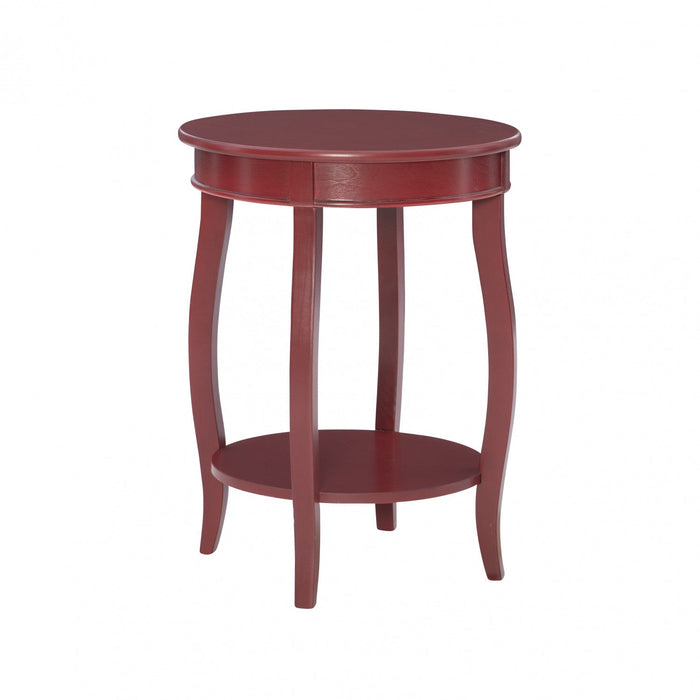 Rainbow Chairside Table - Red