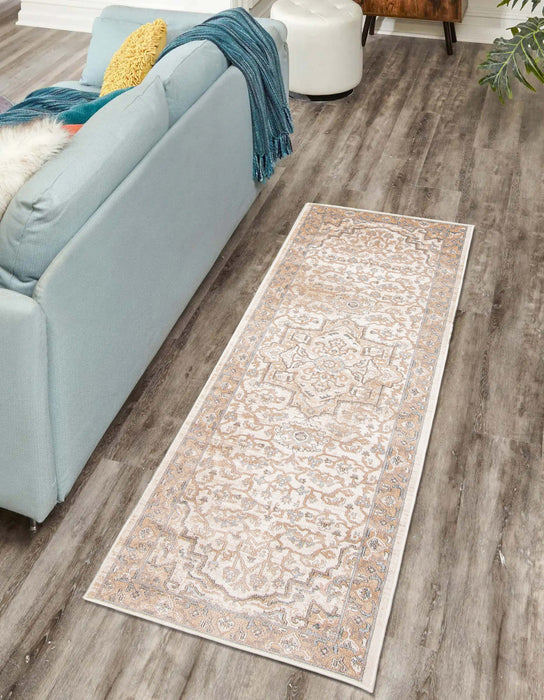 Stassie Ivory Runner Area Rug - 2'8\" X 8'2\"  