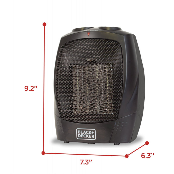 Black+Decker 9.2\" Mini Portable Heater 