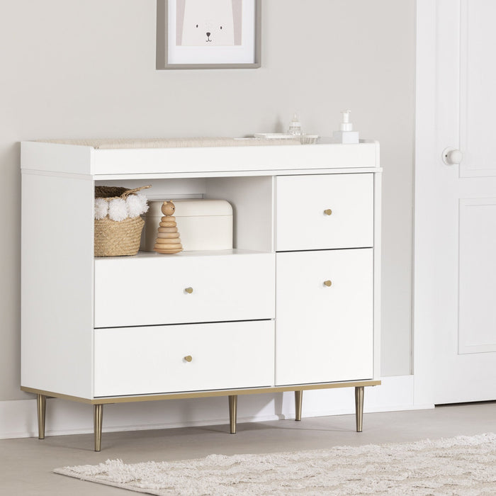 Dylane Changing Table - Pure White  