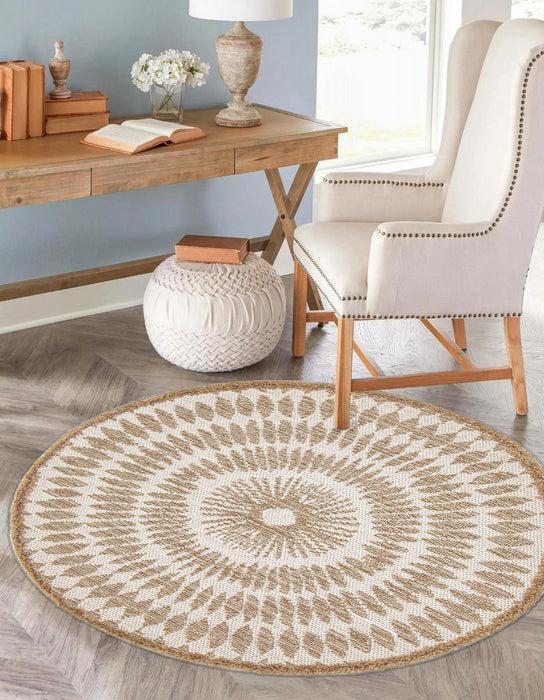 Blaine Taupe Area Rug - 8'0\" x 8'0\"