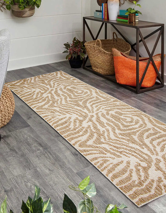 Samia Taupe Area Rug - 2'6\" x 8'0\"