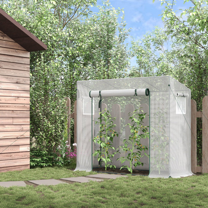 Outsunny 6.6' X 2.5' X 4.9' Walk-in Garden Greenhouse Patio Hot House, Plants Flowers Herbs Tomato G