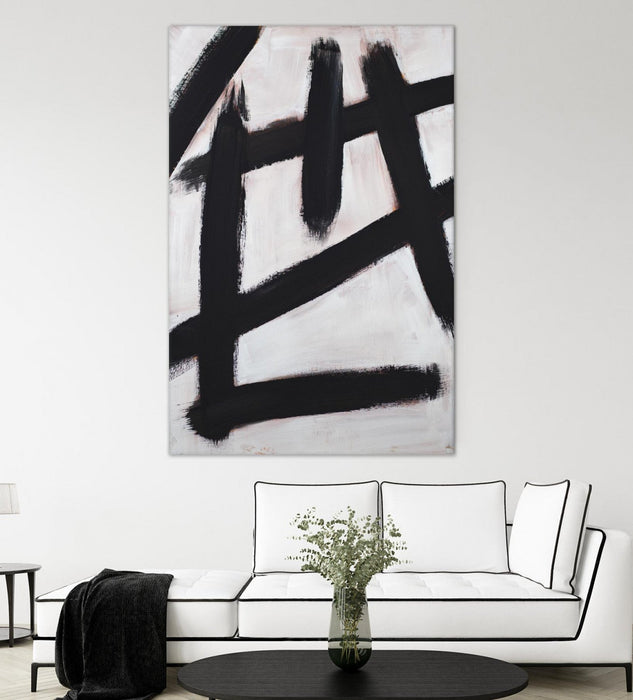 \"Ink Strokes\" Giant Art 84x54 Wall Art