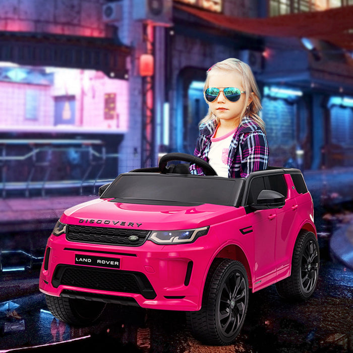 Qaba Land Rover Discovery Sport Licensed Ride On Car, 12v Battery Powered Ride-On Kids Electric Car 