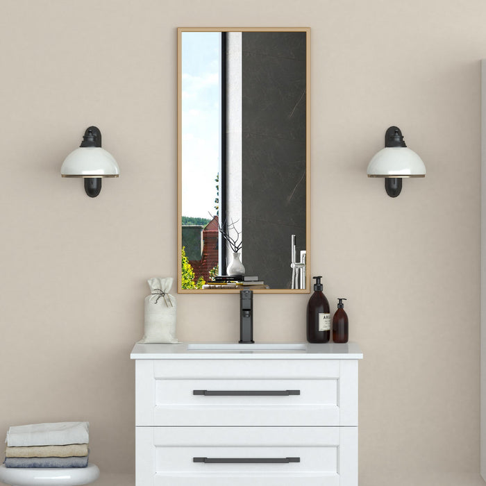 Border Gold 36\" Mirror